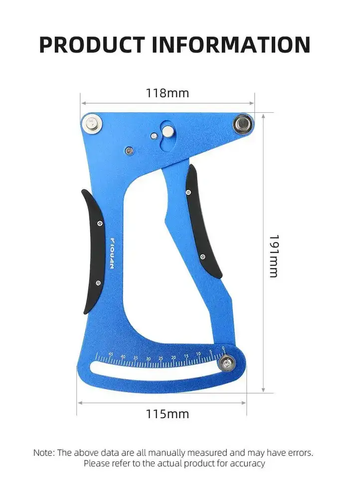 Tensiomètre de roue de vélo ESLNF, outil de mesure précis pour l'ajustement des jantes de VTT, outil