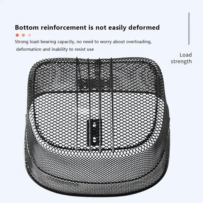 Panier métallique pliant polyvalent pour vélos de montagne