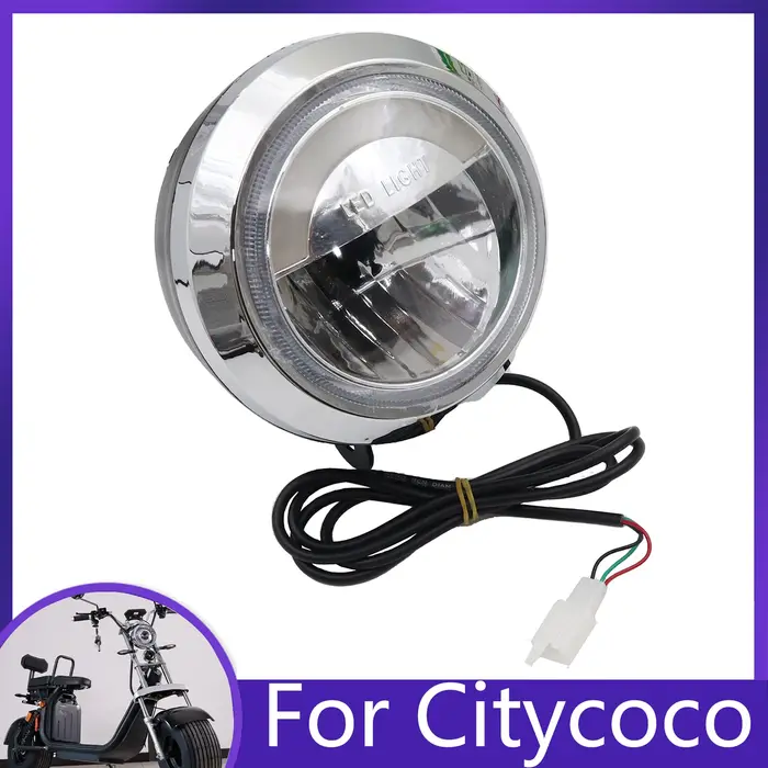Klaxon intégré pour scooter électrique, lumières de sauna, scooter électrique CItycoco, moto Harley,