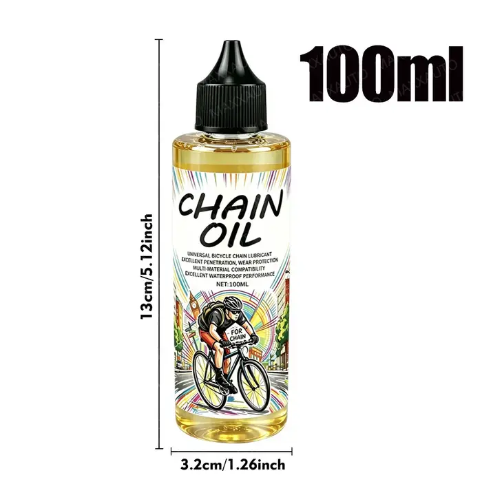 Huile lubrifiante pour chaîne de vélo