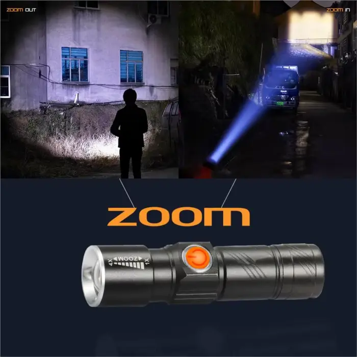 ZK30 3 in1 8000 Lumen vélo vélo lumière USB rechargeable LED étanche Super lumineux Zoom phare arriè