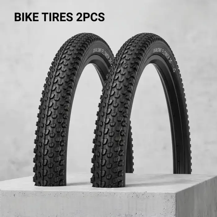 Lot de 2 pneus de VTT 29/27,5/26x2,125 à crampons petits blocs, tout-terrain, pièces de rechange pou