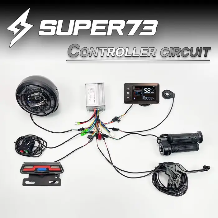 Super73 véhicule électrique 48V 400W500W550W1000W contrôleur ensemble complet de modification de circuit et mise à