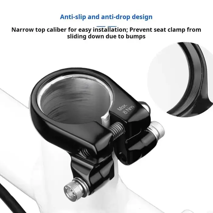 Adaptateur universel support tige selle vélo