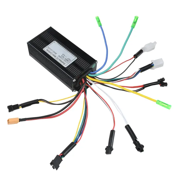 DC 24 V/36 V/48 V e-bike onde sinusoïdale 26A 500/750 W trois modes contrôleur sans brosse pour vélo électrique Tricycle