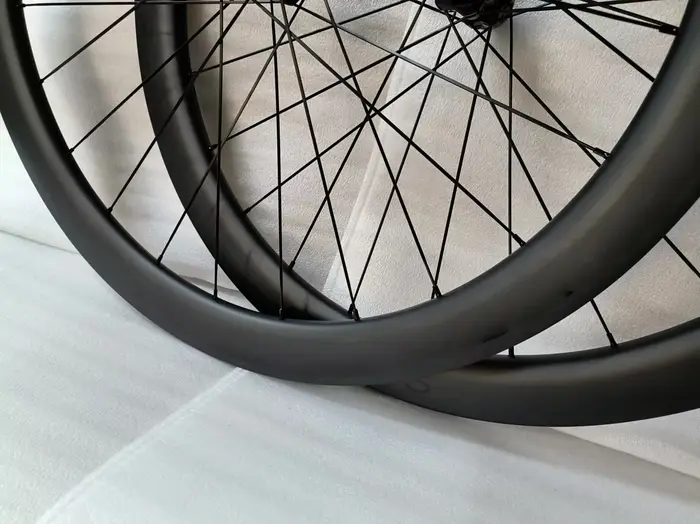 Roues de vélo de route en carbone, compatibles tubeless, avant 50-23 mm, arrière 60-21 mm, livraison