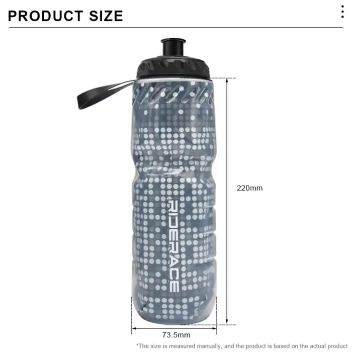Bouteilles d'eau pour vélo à double paroi