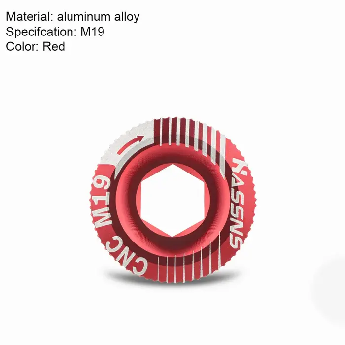 Vis de manivelle CNC en alliage d'aluminium pour pédalier Shimano XT/XTR/SLX