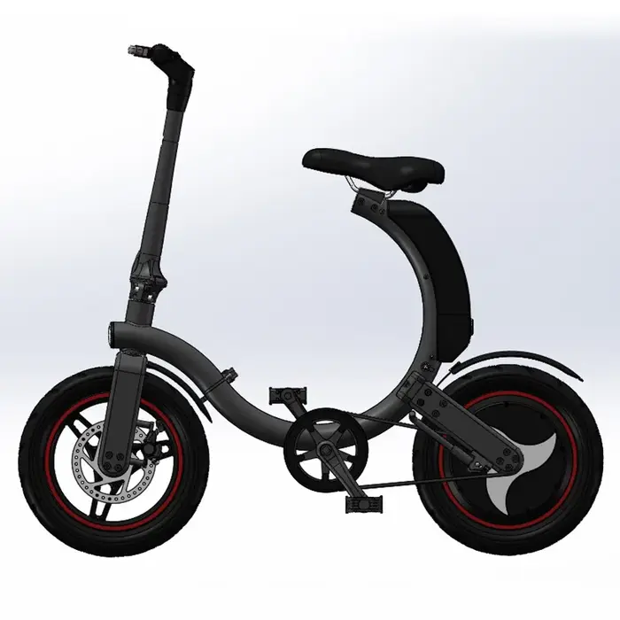 Vélo électrique pliant