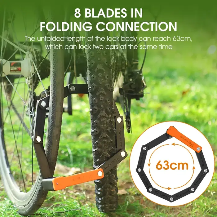 WEST BIKING – serrure de vélo pliable