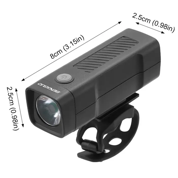 Lumière de vélo lumineuse T6 LED avant USB Rechargeable vtt lampe