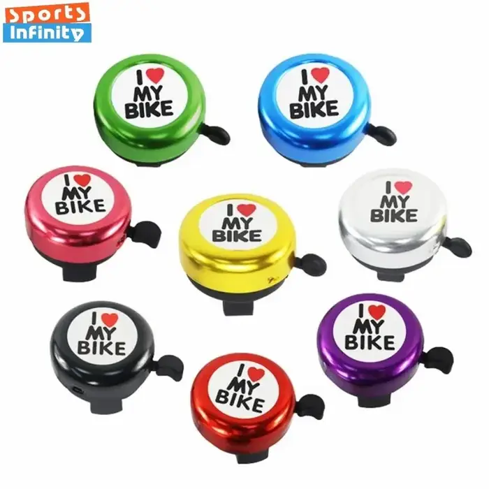 Sonnette de guidon de vélo pour enfants, alarme sonore forte, mini klaxon de vélo, cloches de vélo, 