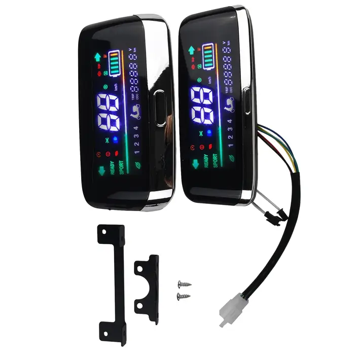 Écran LCD pour vélo électrique, compteur de vitesse, 48-72V