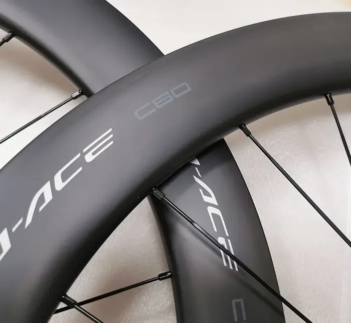 Roue à disque de gravier pour vélo de route en carbone, largeur 36/30/28mm, 50/55/60mm, autocollant 