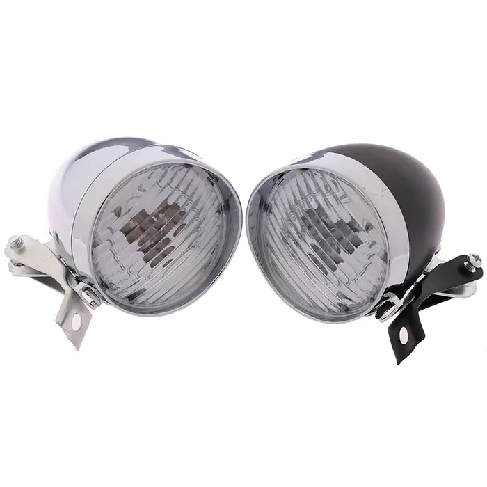 Feu avant de vélo rétro à 3 LED