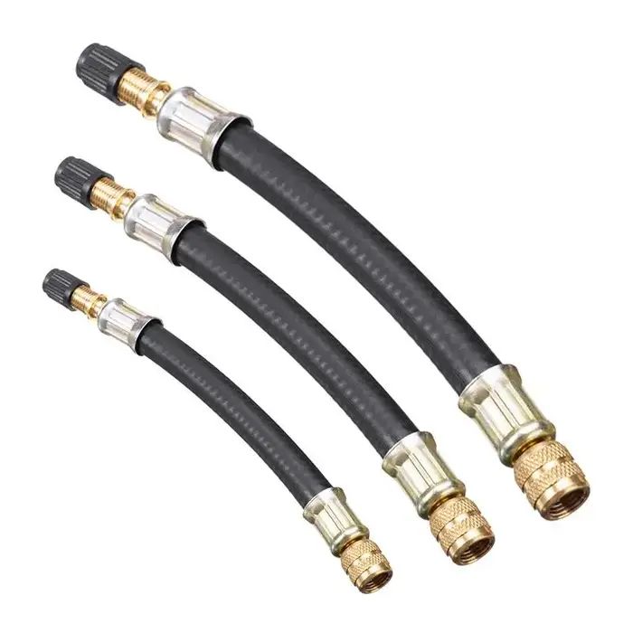 Extension de Valve de pneu en caoutchouc Flexible, 100mm 150mm 210mm, adaptateur de Bus pour camion