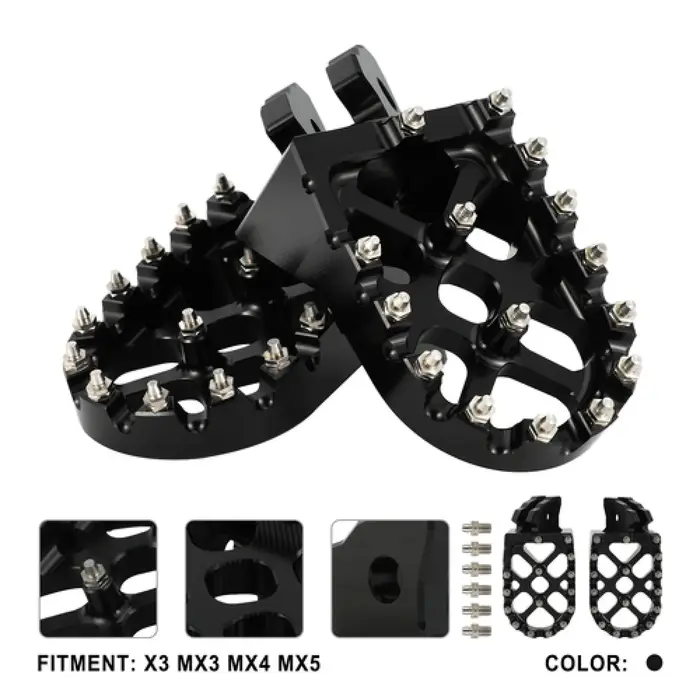 Super ebike Talaria Sting X3/MX3/MX4/MX5 vélo tout-terrain électrique en alliage d'aluminium clouté repose-pieds