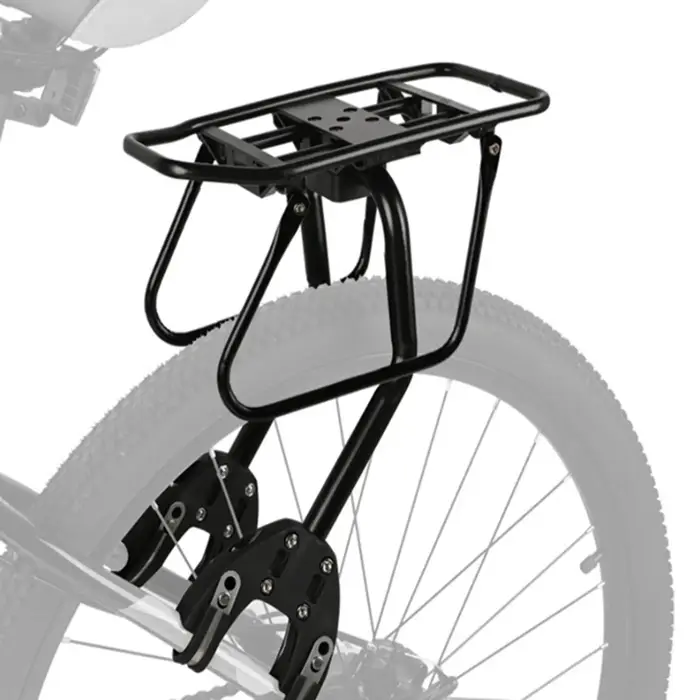 Porte-bagages arrière en alliage d'aluminium pour vélo
