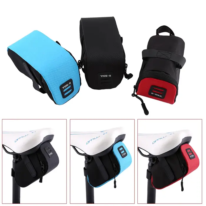 B Soul Super Light Bike Rear Saddle Cycling Seat Bag Tail Pouch Package Under
