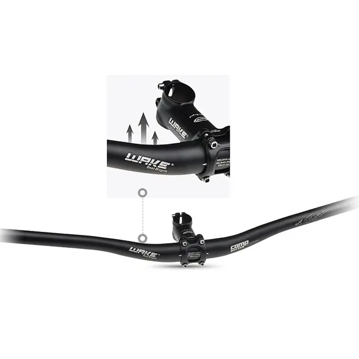 Guidon de vélo de montagne guidon de vtt guidon de vélo barre montante 720/780mm barre de poignée de
