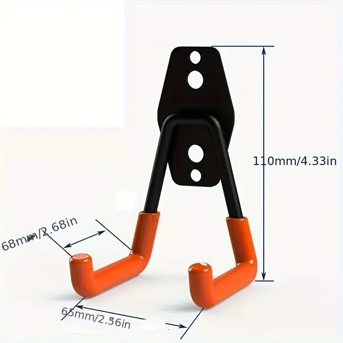 2 supports muraux pour vélos