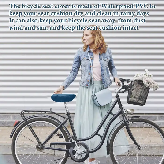 Housse de protection imperméable pour selle de vélo d'extérieur