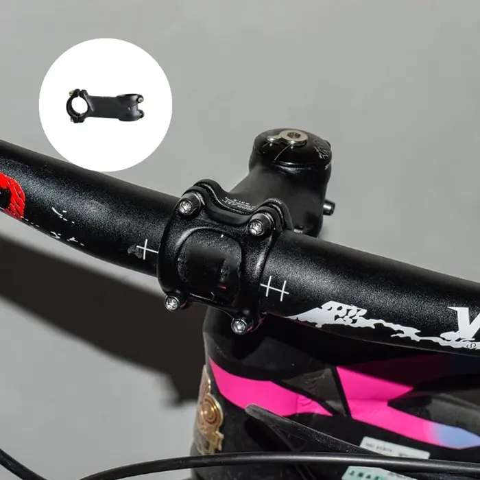 Tige guidon réglable à 7 degrés, tige vélo route en alliage d'aluminium, Risers, tige vélo pour vélo