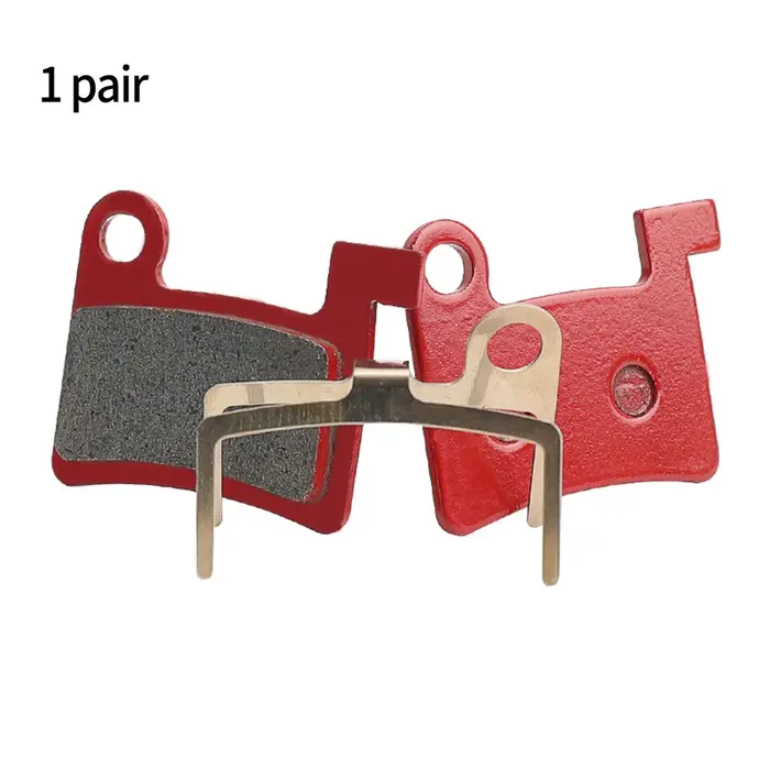 Paire de plaquettes de frein à disque haute teneur en cuivre pour vélo électrique Elida LBN rouge performance tout-terrain longue distance