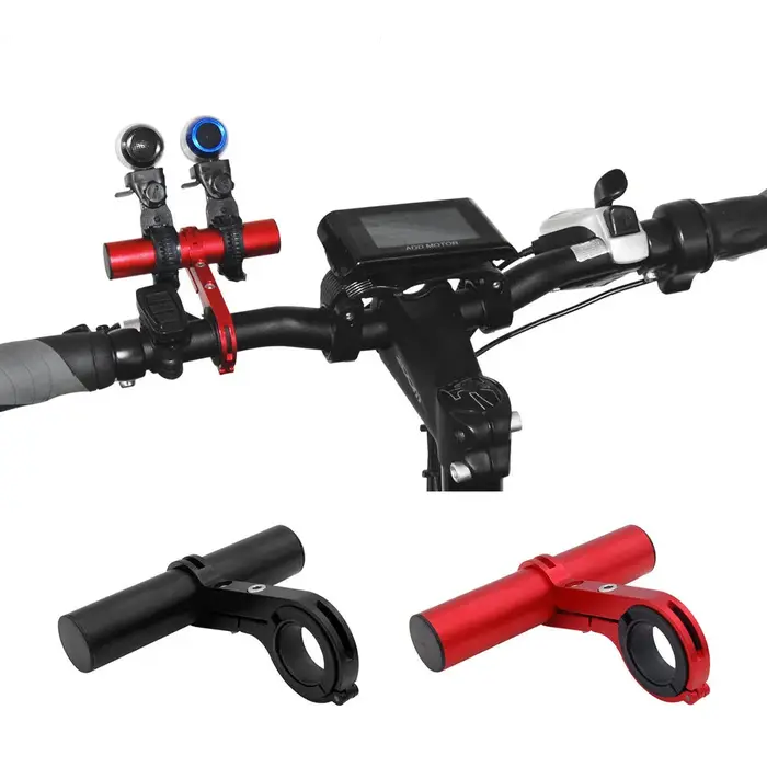 Support d'extension de guidon de vélo pour phare et GPS