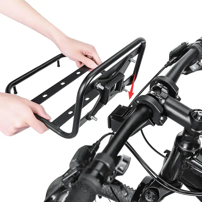 Support de fourche avant de vélo, support de transport robuste, accessoires de porte-bagages pour voyages, randonnées, enfants et adultes