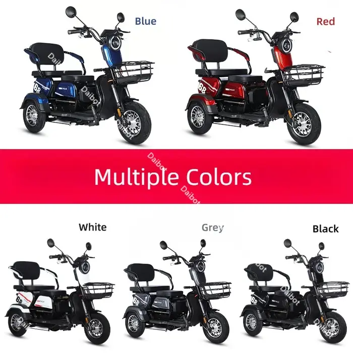 Tricycle électrique adulte 48V 600W