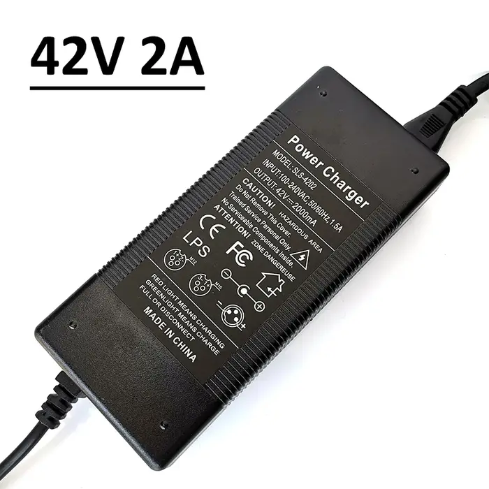 Adaptateur de chargeur d'alimentation 42V 2a pour Scooter électrique Xiaomi M365 1S Pro pour pièces 