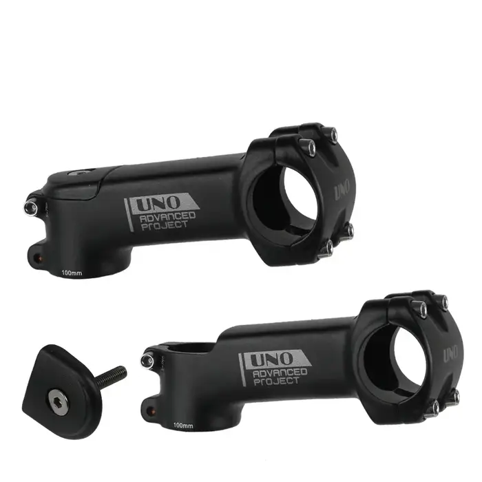 Tige de vélo UNO 7 degrés tige de vélo de route vtt 31.8mm riser carré avec couvercle 70-120mm pièces électriques de vélo de montagne