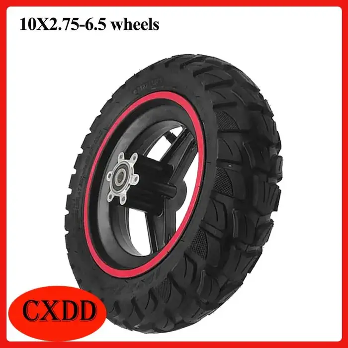 Pneus tubeless de 10 pouces conçus pour les roues de trottinettes électriques tout-terrain