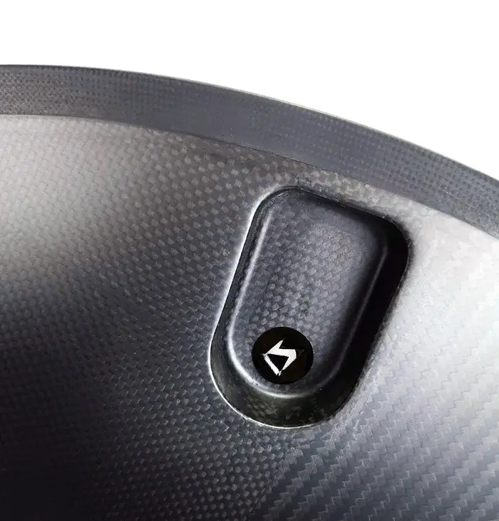 Roues en disque en fibre de carbone 700C 23mm pour vélo de route et piste avec pneus tubulaires finition mate ou brillante