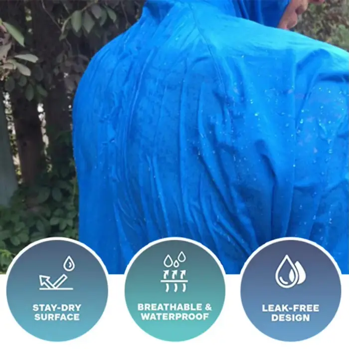 Manteau de pluie imperméable et coupe-vent pour sports de plein air