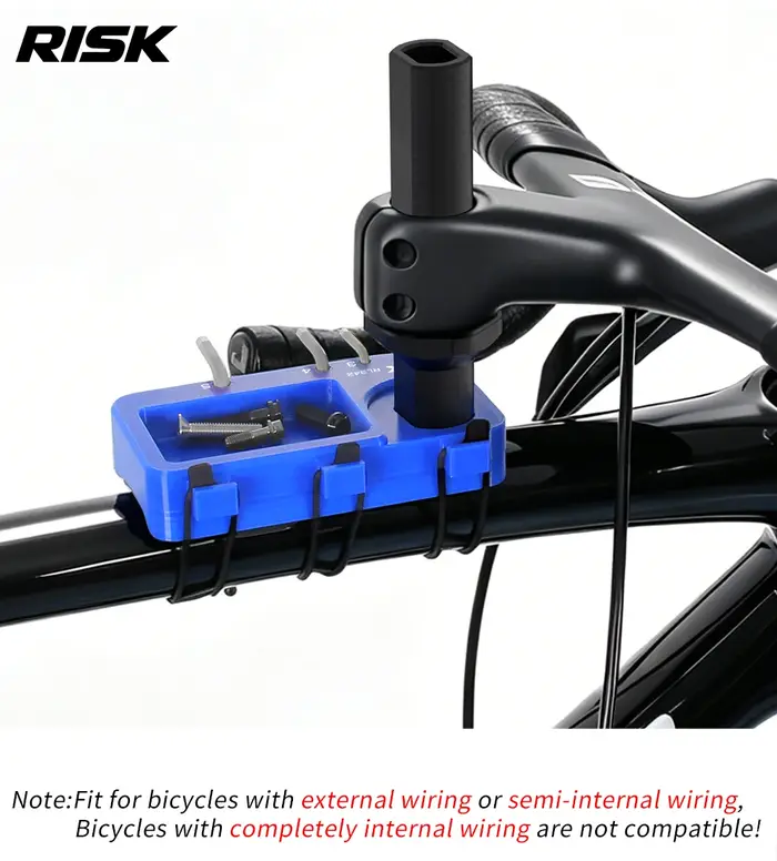 Tube de direction virtuel RISK pour vélos de route/VTT/gravel – Outil de démontage du guidon et de réparation de vélo