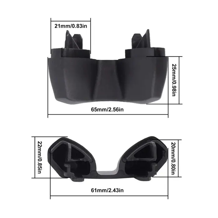 Bouchon d'extrémité de porte-vélos de rechange 34369