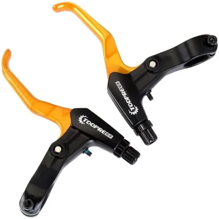 1 paire de leviers de frein de vélo en alliage d'aluminium