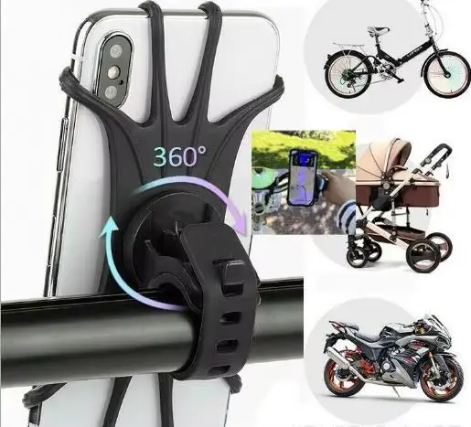 360 Rotation vélo Scooter support pour téléphone intelligent