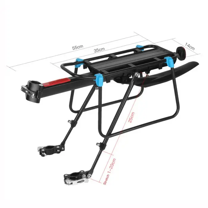 Porte-bagages de vélo réglable à dégagement rapide, porte-bagages arrière pour vtt, vélo de route, p