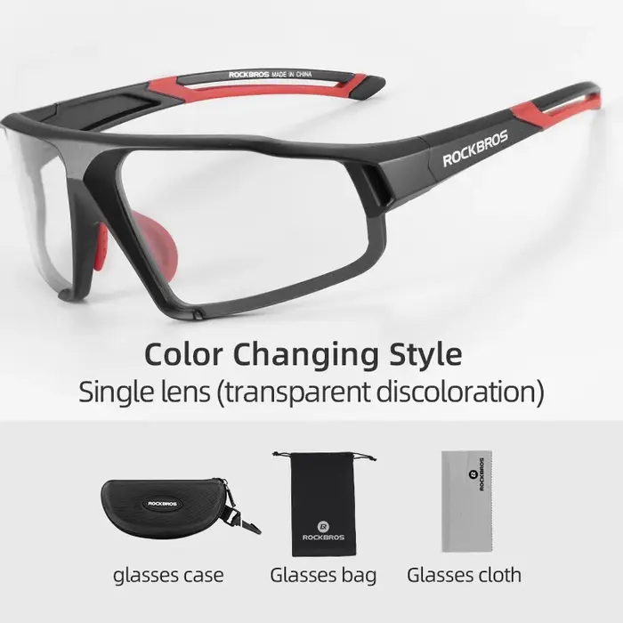 ROCKBROS lunettes de cyclisme photochromiques vtt lunettes de vélo de route Protection UV400 lunette