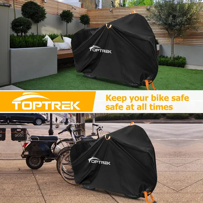 Toptrek-Juste de protection de vélo polyvalente 210D