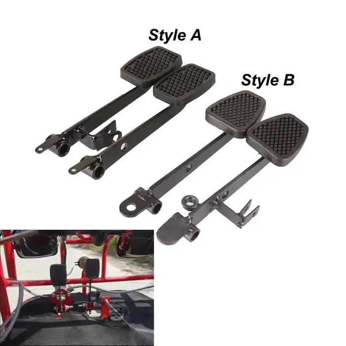 2 types différents de pédales de vélo de plage