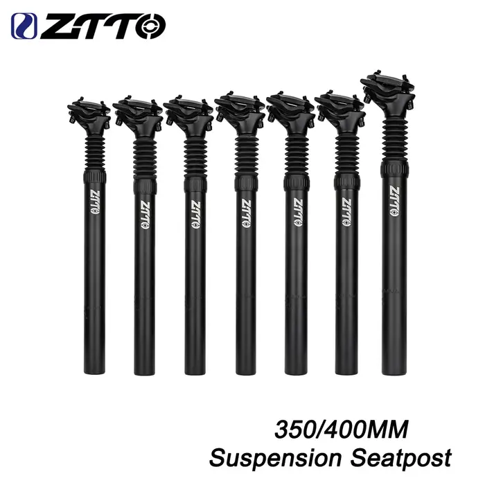 ZTTO vélo 25.4 27.2 28.6 30 30.4 30.9 31.6*350L tige de selle Suspension amortisseur Tube