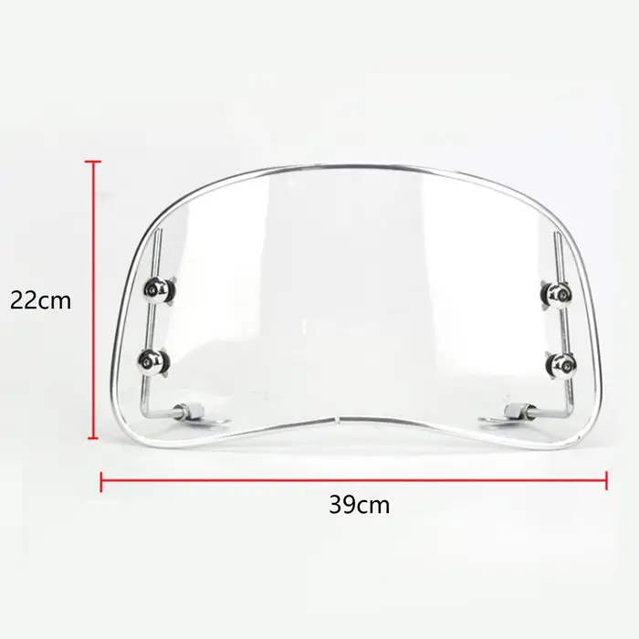 Pare-brise transparent pour vélo électrique
