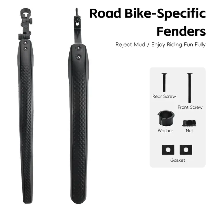 Garde-boue de vélo de route WEST BIKING, résistant aux taches, haute résistance, garde-boue avant/ar