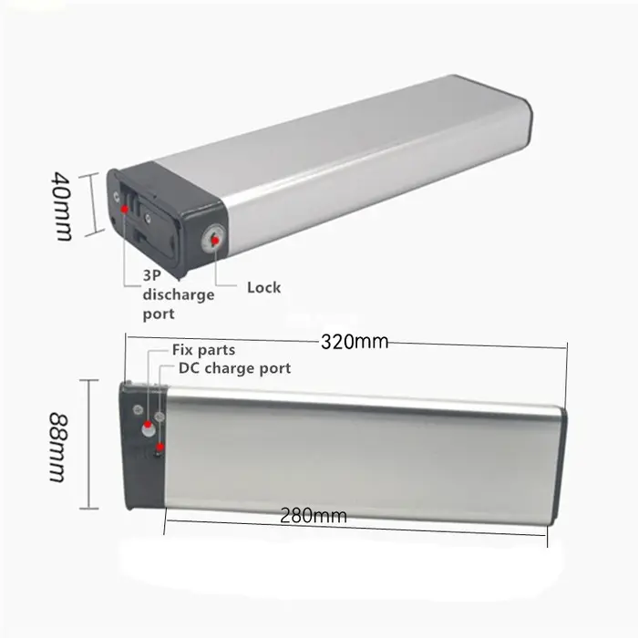 36Volt Pour HoldOn Q1 Pliable Ebike Batterie 36V 7.8Ah 9.6Ah 10.5Ah Pliant Vélo Électrique