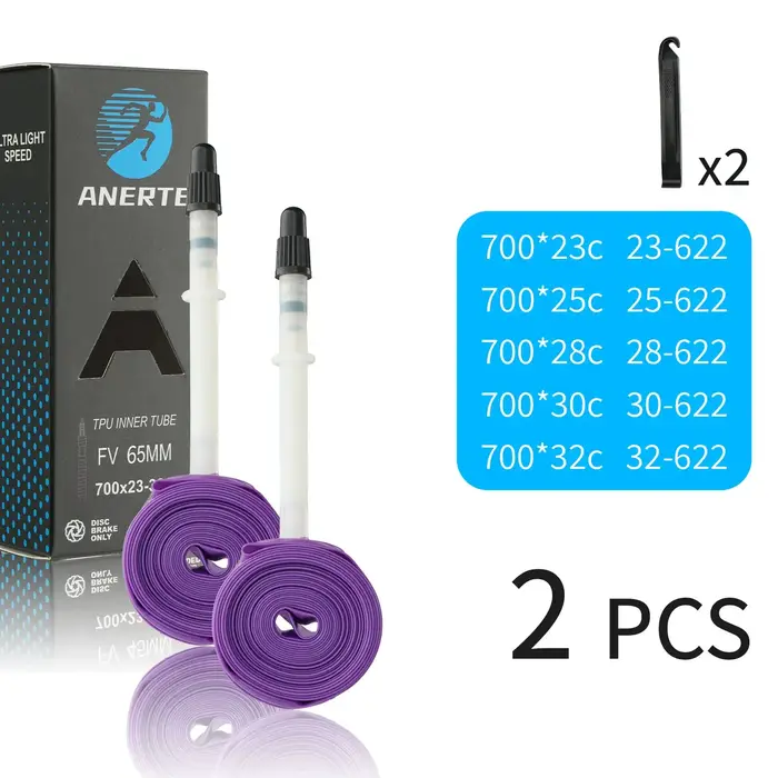 NPY – chambre à air de vélo de route violette en TPU
