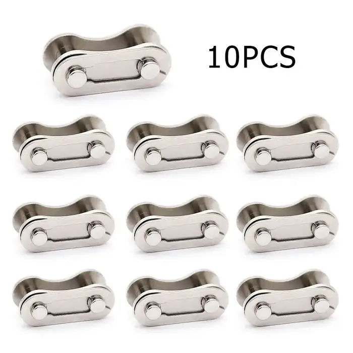 Connecteur JOMaster Link 1/2X1/8 en acier pour vélo, 10 pièces, vitesse unique, rapide, pour 1-3 vit